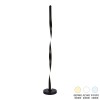 Floor lamp Pelepho pakoworld led metal in black color D20x130cm