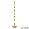 Floor lamp Pelepho pakoworld led metal in gold color D20x130cm