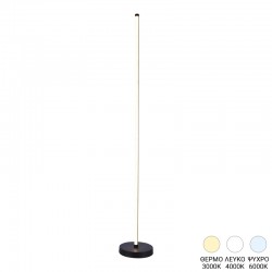 Floor lamp Topelia pakoworld led metal in black color D20x140cm Floor lamp Topelia pakoworld led metal in black color D20x140cm
