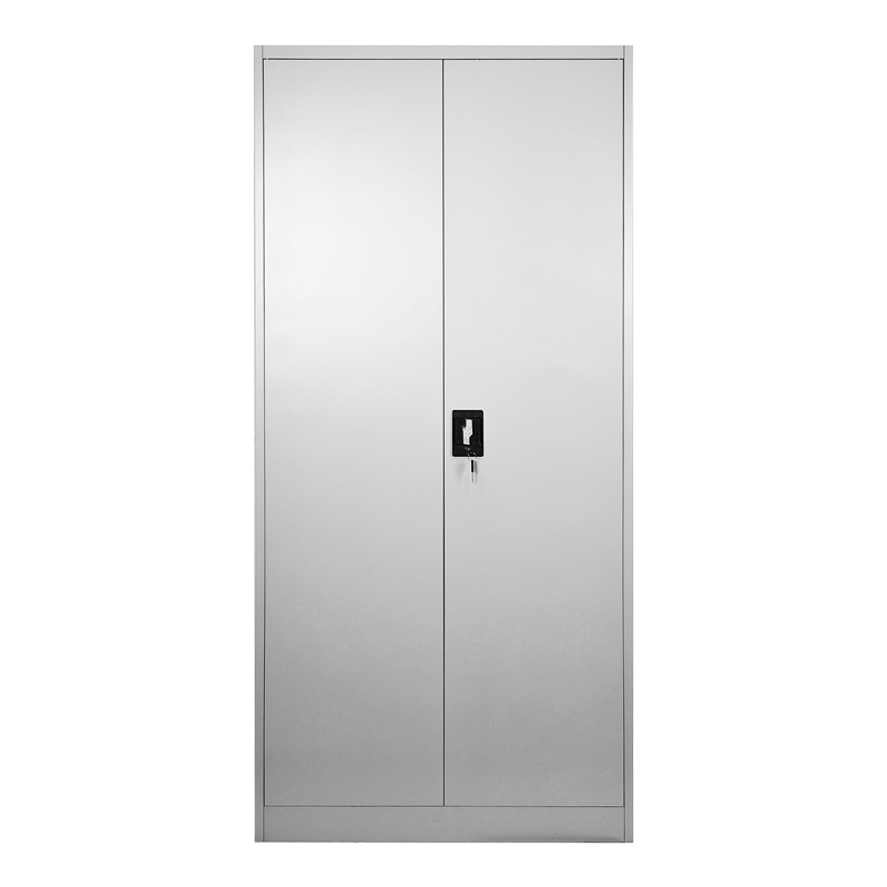 Zogi pakoworld metal cabinet with partition in light gray color 90x45x180cm Zogi pakoworld metal cabinet with partition in light gray color 90x45x180cm