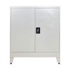 Armon pakoworld metal cabinet in light gray color 90x45x100cm