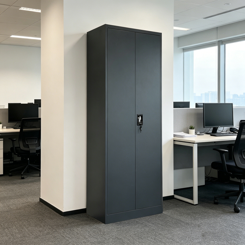Ugren pakoworld metal wardrobe anthracite 70x40x180cm