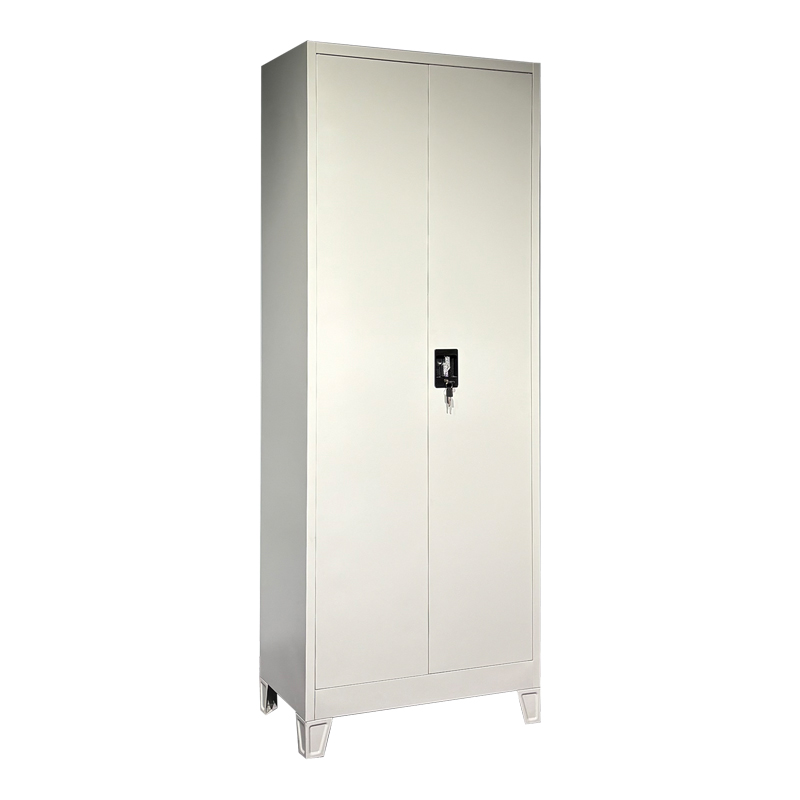 Ugren pakoworld metal wardrobe in light gray 70x40x190cm