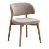 Siena chair pakoworld rubberwood in natural-beige shade 48x50x81cm