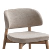 Siena chair pakoworld rubberwood in natural-beige shade 48x50x81cm