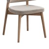 Siena chair pakoworld rubberwood in natural-beige shade 48x50x81cm