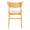 Lumnia chair pakoworld rubberwood in natural shade 46x50x76cm