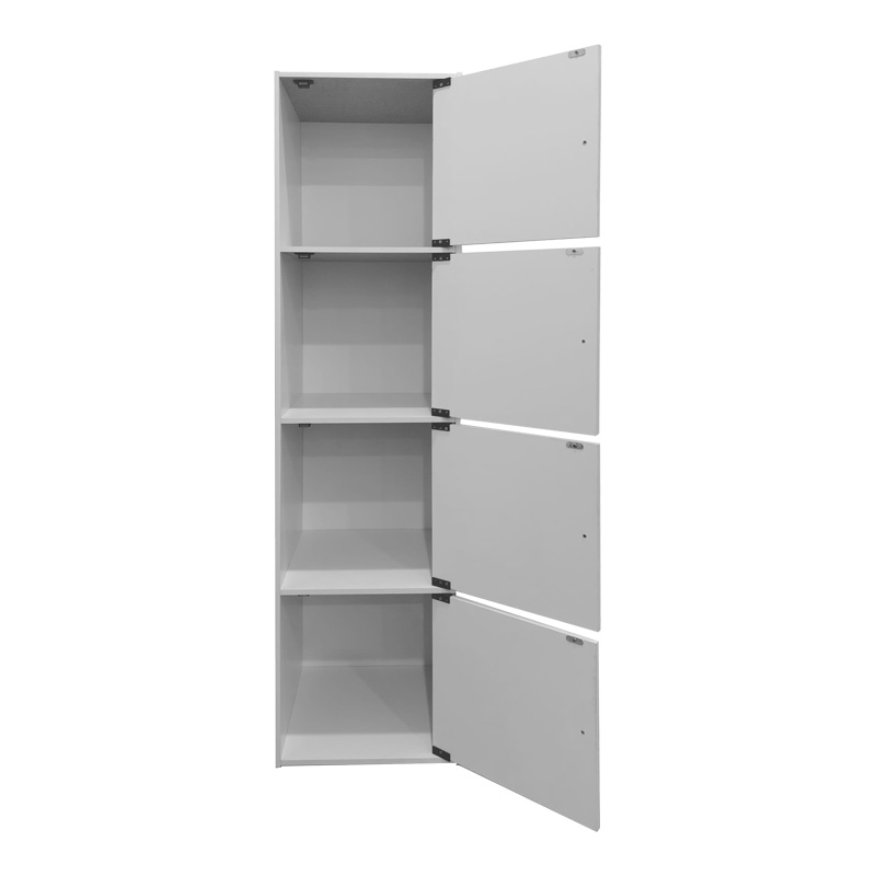 Gabino pakoworld column cabinet in white shade 40x39x158cm