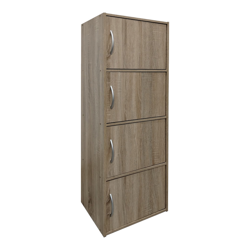 Gabino I pakoworld column cabinet in sonoma shade 40x34.5x120cm