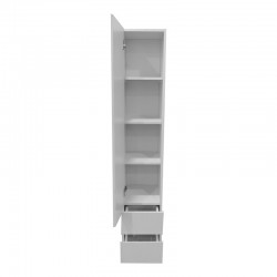 Lostro pakoworld column cabinet with mirror in white 29.5x30x164.5cm