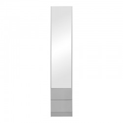 Lostro pakoworld column cabinet with mirror in white 29.5x30x164.5cm