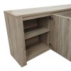 Kalya pakoworld buffet in sonoma shade 220x49x89.5cm