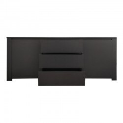 Μπουφές Kalya pakoworld σε ανθρακί απόχρωση 220x49x89.5εκ