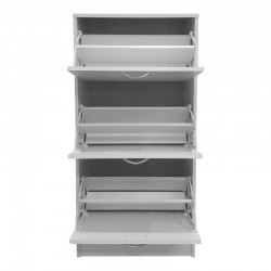Shoe rack Savaz pakoworld in white 60x24x114cm Shoe rack Savaz pakoworld in white 60x24x114cm