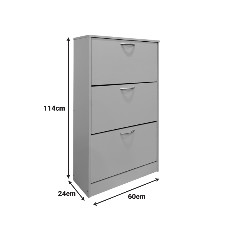 Shoe rack Savaz pakoworld in white 60x24x114cm Shoe rack Savaz pakoworld in white 60x24x114cm