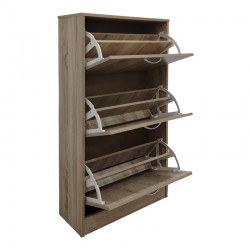 Shoe rack Savaz pakoworld in sonoma 60x24x114cm Shoe rack Savaz pakoworld in sonoma 60x24x114cm