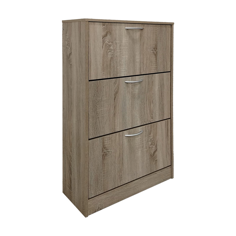 Shoe rack Savaz pakoworld in sonoma 60x24x114cm Shoe rack Savaz pakoworld in sonoma 60x24x114cm