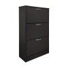 Shoe rack Savaz pakoworld in anthracite 60x24x114cm