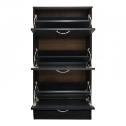 Shoe rack Savaz pakoworld in anthracite 60x24x114cm
