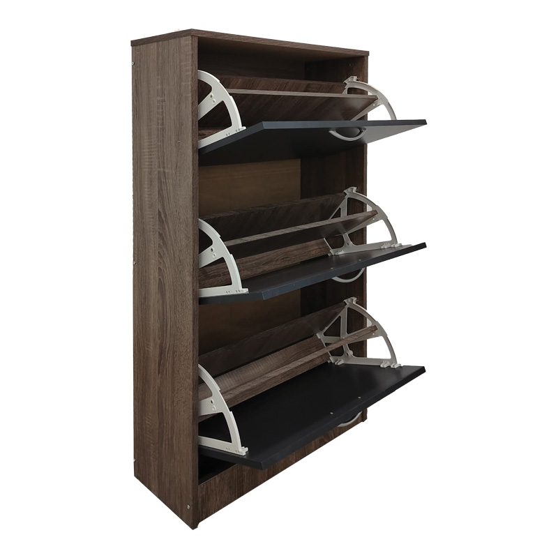 Shoe rack Savaz pakoworld in anthracite 60x24x114cm