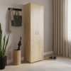 Shoe rack-wardrobe Racka pakoworld in sonoma shade 58x34x186cm