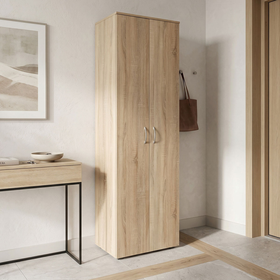 Shoe rack-wardrobe Racka pakoworld in sonoma shade 58x34x186cm