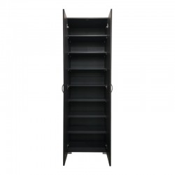 Shoe rack-wardrobe Racka pakoworld in anthracite shade 58x34x186cm Shoe rack-wardrobe Racka pakoworld in anthracite shade 58x34x186cm