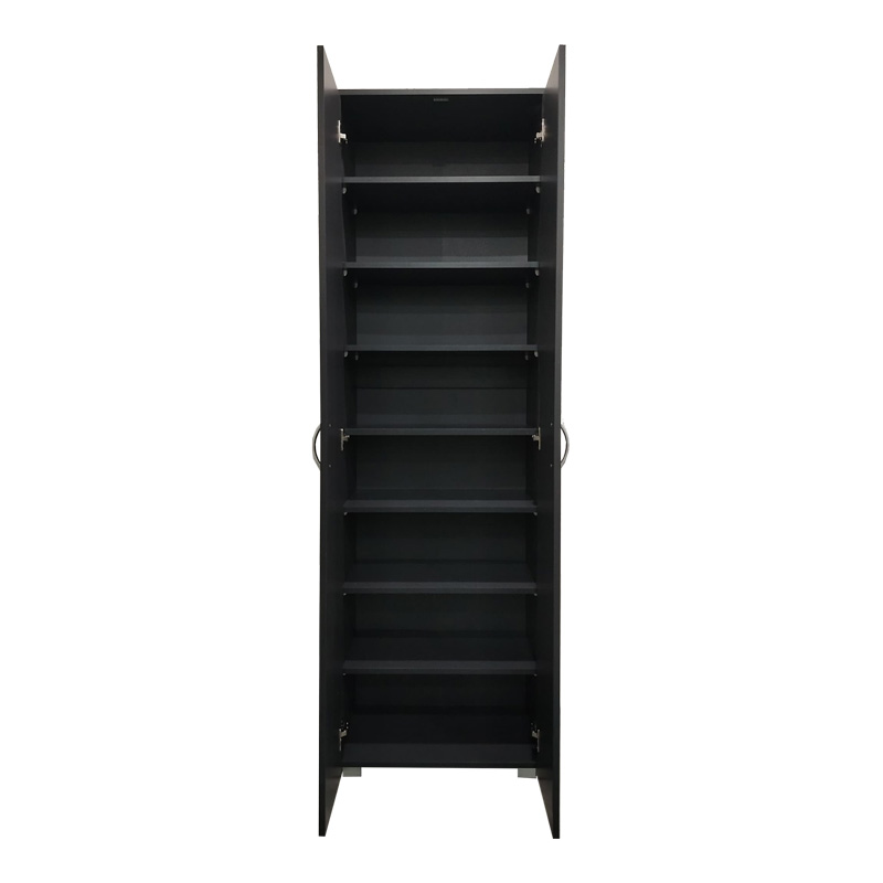 Shoe rack-wardrobe Racka pakoworld in anthracite shade 58x34x186cm