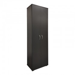 Shoe rack-wardrobe Racka pakoworld in anthracite shade 58x34x186cm Shoe rack-wardrobe Racka pakoworld in anthracite shade 58x34x186cm
