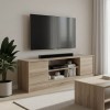 Sasa pakoworld TV cabinet in sonoma shade 120x35x41.5cm