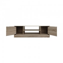 Έπιπλο τηλεόρασης Sasa pakoworld σε sonoma απόχρωση 120x35x41.5εκ