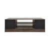 Sasa pakoworld TV cabinet in oak-anthracite shade 120x35x41.5cm