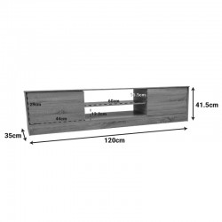 Έπιπλο τηλεόρασης Sasa pakoworld σε sonoma απόχρωση 150x35x41.5εκ