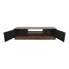 Sasa pakoworld TV cabinet in oak-anthracite shade 150x35x41.5cm