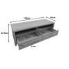 Podizor pakoworld TV cabinet in sonoma shade 120x45x42.5cm