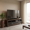 Podizor pakoworld TV cabinet in oak-anthracite shade 120x45x42.5cm