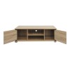 Serank pakoworld TV cabinet in sonoma shade 120x40x40cm