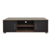 Serank pakoworld TV cabinet in oak-anthracite shade 120x40x40cm