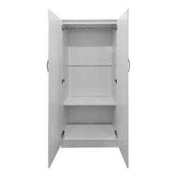 Ντουλάπα δίφυλλη Lego pakoworld σε λευκή απόχρωση 80x42x180εκ