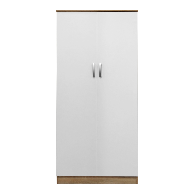 Ντουλάπα δίφυλλη Lego pakoworld σε sonoma-λευκή απόχρωση 80x42x180εκ