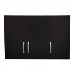 Πατάρι ντουλάπας τρίφυλλο Lego pakoworld σε wenge απόχρωση 90x41.5x60εκ