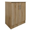 Shoe cabinet for 6 pairs of shows Souken pakoworld in sonoma color 60x40x80cm