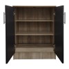 Shoe cabinet for 6 pairs of shows Souken pakoworld in sonoma-dark grey color 60x40x80cm