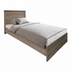 Athos pakoworld bed in sonoma shade 90x190cm
