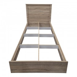 Athos pakoworld bed in sonoma shade 90x190cm