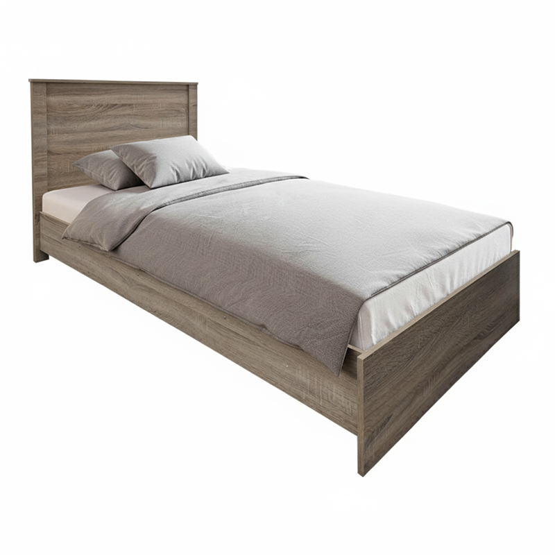 Athos pakoworld bed in sonoma shade 90x190cm