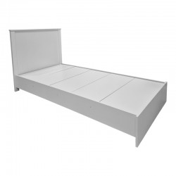 Athos pakoworld bed in white shade 90x190cm