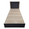 Athos pakoworld bed in sonoma-anthracite shade 90x190cm