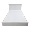 Athos pakoworld bed in white shade 140x200 cm