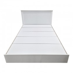 Athos pakoworld bed in white shade 140x200 cm